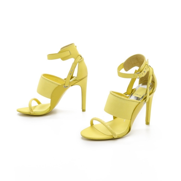 Dolce Vita Shoes - Dolce vita halton yellow strappy sandals heels